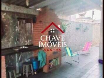 Casa · 212m² · 3 Quartos · 5 Vagas · Casa com 3 dormitórios à venda, 212 m² por R$ 880.000,00 - Estuário - Santos/SP