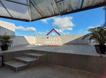 Apartamento · 243m² · 3 Quartos · 2 Vagas · Cobertura, 243 m² - venda por R$ 750.000,00 ou aluguel por R$ 6.200,02/mês - Vila Matias - Santos/SP