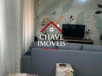 Apartamento · 65m² · 1 Quarto · 1 Vaga · Apartamento à venda, 65 m² por R$ 425.000,00 - Aparecida - Santos/SP