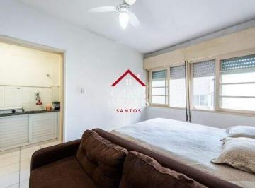 Apartamento · 31m² · 1 Quarto · 1 Vaga · Kitnet para alugar, 31 m² por R$ 2.923,36/mês - Embaré - Santos/SP