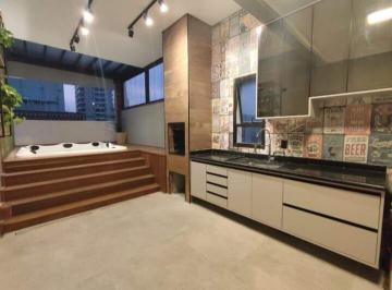 Apartamento · 192m² · 3 Quartos · 3 Vagas · Cobertura com 3 dormitórios à venda, 191 m² por R$ 1.904.000,00 - Campo Grande - Santos/SP