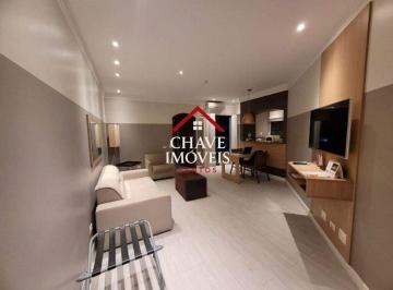 Apartamento · 91m² · 1 Quarto · 1 Vaga · Flat com 1 dormitório, 90 m² - venda por R$ 455.000,00 ou aluguel por R$ 4.700,02/mês - Gonzaga - Sa