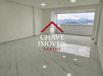 Comercial · 46m² · 1 Vaga · Sala para alugar, 46 m² por R$ 3.100,02/mês - Centro - São Vicente/SP