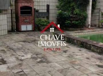 Casa · 248m² · 4 Quartos · 4 Vagas · Casa com 4 dormitórios para alugar, 248 m² por R$ 9.650,90/mês - Ponta da Praia - Santos/SP