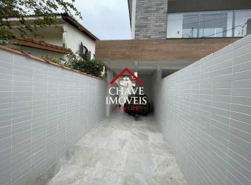 Casa · 104m² · 3 Quartos · 2 Vagas · Sobrado novo com 3 dormitórios à venda, 104 m² por R$ 800.000 - Vila Belmiro - Santos/SP