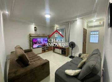 Casa · 135m² · 2 Quartos · 2 Vagas · Casa à venda, 135 m² por R$ 890.000,00 - Aparecida - Santos/SP