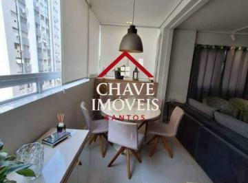 Apartamento · 70m² · 2 Quartos · 1 Vaga · Apartamento com 2 dormitórios à venda - Gonzaga - Santos/SP