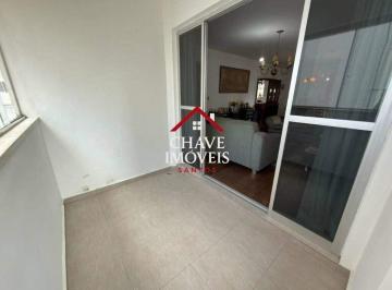 Apartamento · 143m² · 3 Quartos · 1 Vaga · Apartamento com 3 dormitórios à venda, 142 m² por R$ 850.000,00 - Embaré - Santos/SP