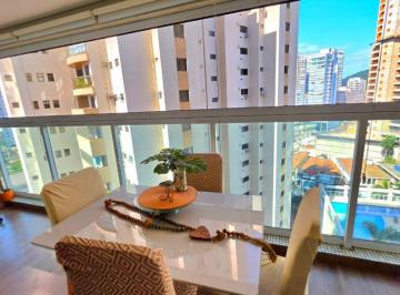 Apartamento de 1 quarto, Santos · Apartamento Studio 58m vista parcial do mar com lazer na Ponta da Praia