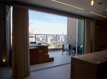 Imagem Principal · Cobertura Duplex com jacuzzi, totalmente mobiliada com vista Ponte Estaiada com 140m² Aceita e estud