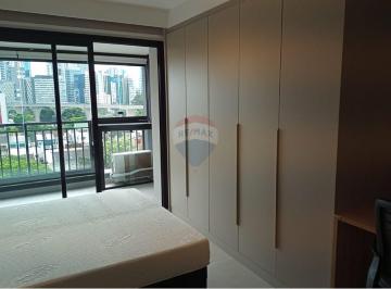 Apartamento · 33m² · 1 Quarto · 3 Vagas · Studio no com 33 metros mobiliado no Brooklin - sem vaga
