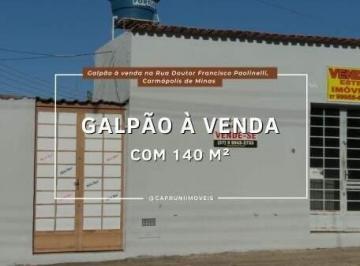Comercial · 140m² · Galpão à venda na Rua Doutor Francisco Paolinelli, Nº 420, Centro, Carmópolis de Minas - MG