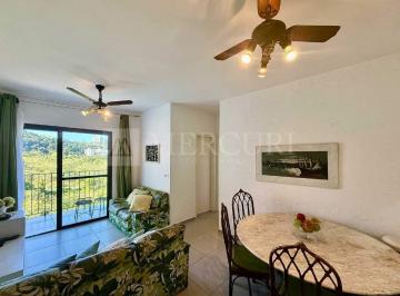 Apartamento · 60m² · 2 Quartos · Apartamento 2 dormitórios com 2 banheiros, frente e vista da montanha | Guarujá/SP