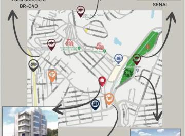 Apartamento · 90m² · 3 Quartos · 2 Vagas · Área Privativa à venda 03 Quartos 01 Suíte 02 Banheiros e 02 vagas no Bairro Cabral em Contagem/MG