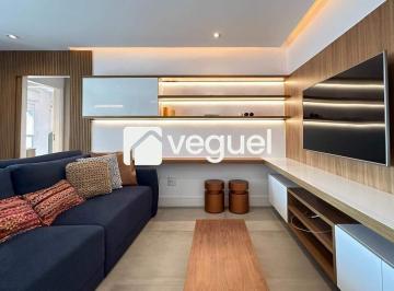 Apartamento · 102m² · 2 Quartos · 2 Vagas · Apartamento de 102m² mobiliado com 2 suítes para alugar no bairro Cambuí, Campinas/SP