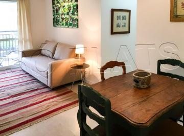 Apartamento · 65m² · 1 Quarto · 2 Vagas · Apartamento mobiliado no Morumbi com 1 suíte, varanda e 2 vagas no Menara