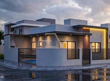 Casa · 58m² · 2 Quartos · 2 Vagas · Casa de Esquina, 2 dormitórios, com Piscina, em Itajuba, Barra Velha/SC
