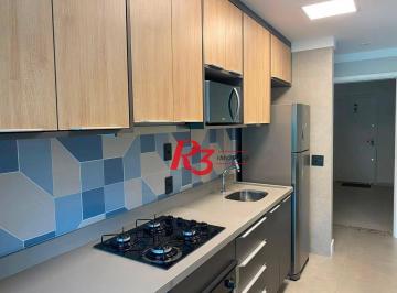 664d0de6552615f23e35539b60a9ed60cd6ea999 · Apartamento com 1 dormitório para alugar, 48 m² por R$ 4.200,02/mês - José Menino - Santos/SP