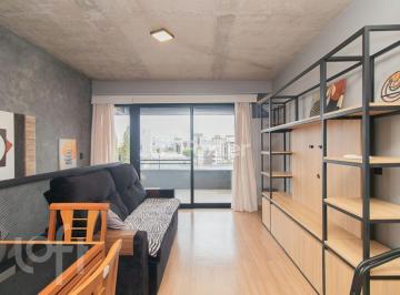 989460_01sala_001_destaque.JPG · Apartamento à venda em Menino Deus com 64 m², 1 quarto, 1 suíte, 1 vaga