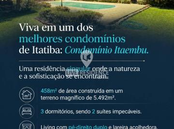 Casa · 458m² · 3 Quartos · 17 Vagas · Casa para venda em Condomínio Itaembu de 458.00m² com 3 Quartos, 2 Suites e 17 Garagens