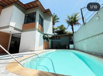 Casa · 339m² · 6 Vagas · Sobrado com piscina, 4 suítes e 6 vagas, próximo a UNAERP - Enseada - Guarujá
