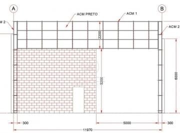 Comercial · 288m² · 1 Quarto · 4 Vagas · Prédio Comercial para alugar em Santa Rita de 288.00m² com 1 Quarto, 1 Suite e 4 Garagens