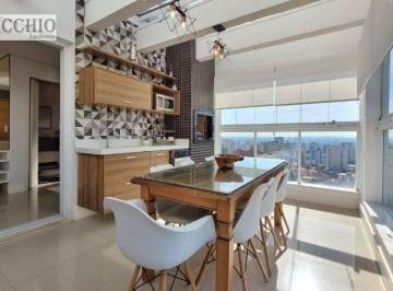 Apartamento · 135m² · 3 Quartos · 3 Vagas · Cobertura para venda em Vila Gilda de 135.00m² com 3 Quartos, 3 Suites e 3 Garagens