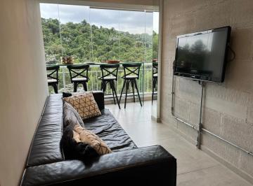 30813defda8acb76d816ff7c4aed0e345806d6a5 · Apartamento com 1 dormitório para alugar, 60 m² por R$ 5.450/mês - Alphaville - Santana de Parnaíba/