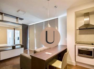 Sala · Apartamento Mobiliado à Venda no Brooklin | 1 Dormitório + 1 Vaga de Garagem