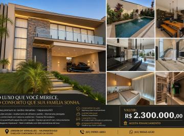 Casa de 4 quartos, Valparaíso de Goiás · Casa Alto Padrão à Venda Jardins Versailles Valparaíso GO | 4 Suítes | Piscina Aquecida | 2,3M