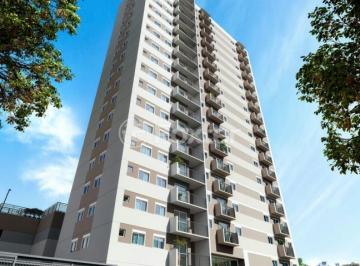 fachada-moderna-de-edificio-residencial · Apartamento, 2 dormitórios, 36.48 m², em Jardim Aurélia