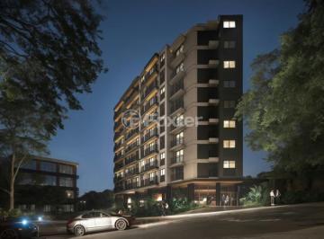 fachada-moderna-iluminada-a-noite · Apartamento, 1 dormitórios, 24.29 m², em Vila Ipojuca