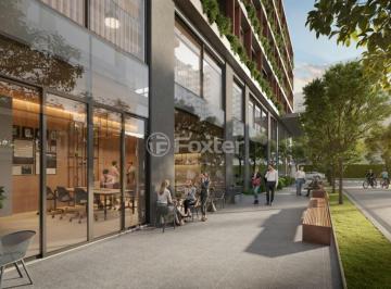 fachada-moderna-com-area-de-convivencia-externa · Apartamento, 2 dormitórios, 131.06 m², em Jardim Europa