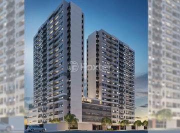 fachada-moderna-de-edificios-residenciais.jpg · Apartamento, 2 dormitórios, 58.49 m², em Parque Industrial Tomas Edson