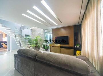 Sala · Sobrado com 3 dormitórios à venda, 226 m² por R$ 1.015.000,00 - Parque São Vicente - Mauá/SP