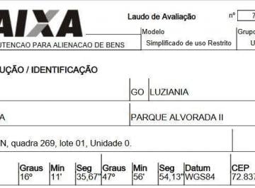 img0 · Excelente oportunidade — Terreno no Parque Alvorada Ii, Luziania - GO, N. SN LT 01 | Venda Direta On