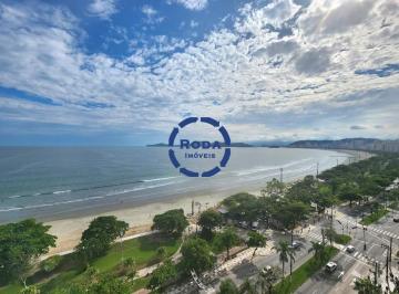 Apartamento · 276m² · 4 Quartos · 3 Vagas · Apartamento de Alto Padrão com Vista Mar, 4 Dormitórios e 3 Vagas na Orla de Santos/SP