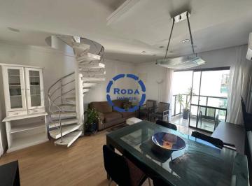 Apartamento · 166m² · 3 Quartos · 1 Vaga · Cobertura Duplex Frente Praia com Vista Mar , sendo porteira fechada.