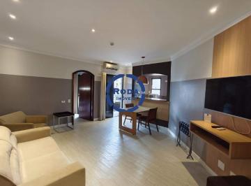 Apartamento · 85m² · 1 Quarto · 1 Vaga · Apartamento Flat – Conforto, Praticidade e Serviços Inclusos para alugar no Gonzaga em Santos -S.P.
