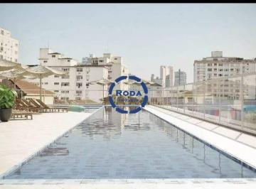 Apartamento · 38m² · 1 Quarto · 1 Vaga · Apartamento 1 quarto com suíte, varanda e lazer completo em Macuco, Santos – aceitando financiamento