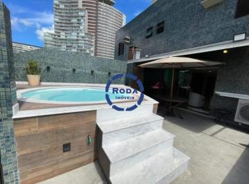 Apartamento · 172m² · 2 Quartos · 2 Vagas · Cobertura Duplex - 2 Suítes Frente Mar no Bairro Pompéia - Santos/SP