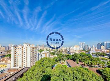 Apartamento · 70m² · 2 Quartos · 1 Vaga · Apartamento à Venda na Ponta da Praia em Santos | 2 Dormitórios, Sacada e Garagem Fechada
