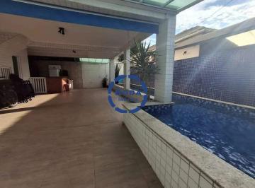 Casa · 250m² · 3 Quartos · 4 Vagas · Lindíssimo Triplex à Venda – 250m² | Piscina | Estuário – Santos/SP
