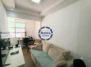 Apartamento · 45m² · 1 Quarto · 1 Vaga · Apartamento à venda 1 quarto térreo frente mar Pompéia Santos/SP