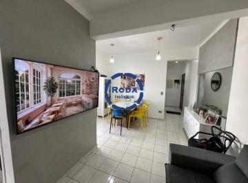 Apartamento · 78m² · 2 Quartos · 1 Vaga · Apartamento à Venda na Vila Mathias – 2 Dormitórios, Suíte, Sacada e Vaga Demarcada em Santos