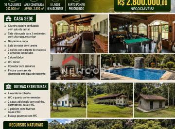 Rural · 400m² · 4 Quartos · 11 Vagas · Sítio em Estrada Pocinho - Barrinha - São Lourenço da Serra/SP