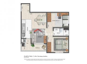 Apartamento · 41m² · 2 Quartos · 1 Vaga · Apartamento em Rua Áurea Tavares - Parque Industrial das Oliveiras - Taboão da Serra/SP
