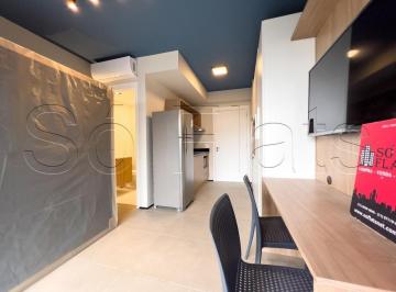 Apartamento · 27m² · 1 Quarto · Studio mobiliado disponível para locação Brooklin 27m² próximo Metrô e Av. Santo Amaro.