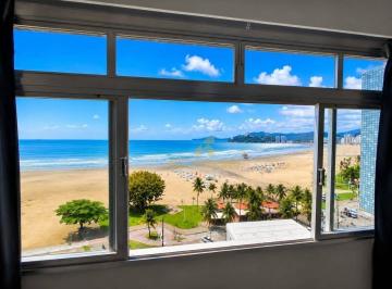 0f57700fbc6542cf6df2e04503bba36f26a5fba4 · Kitnet com vista mar | Mobiliado e climatizado | José Menino Santos/SP