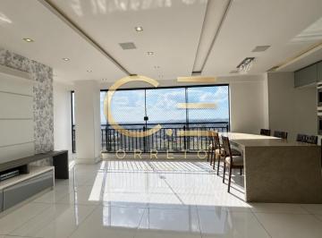Apartamento de 3 quartos, Samambaia · Lindo Ap. 87m² 3 Qtos Suíte, Semi-Mobiliado, Condomínio Clube e Vista Livre em Samambaia